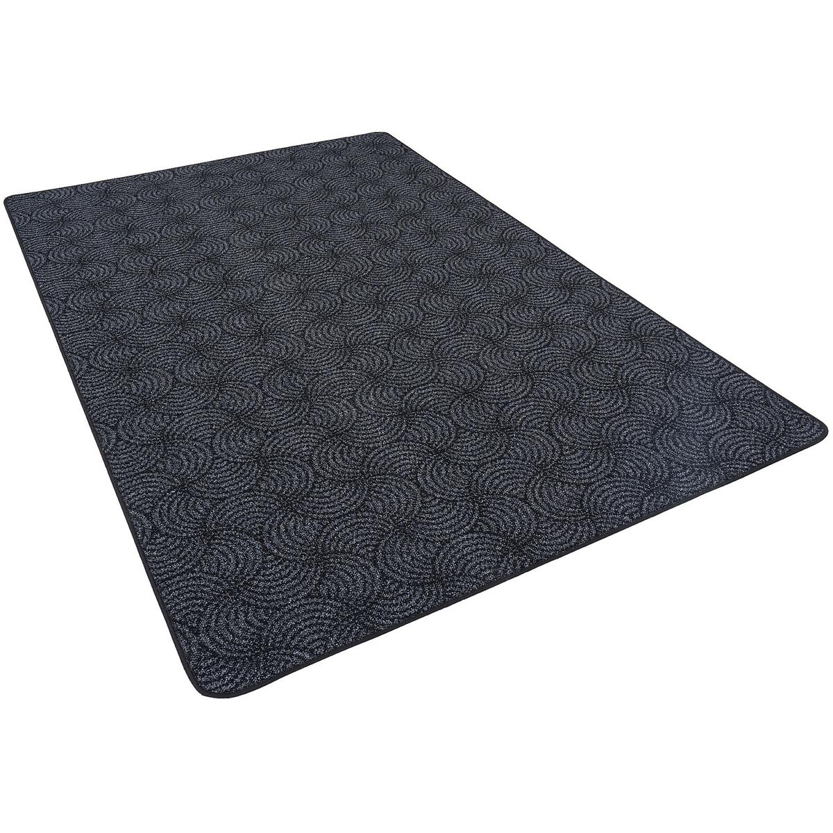 FEINSCHLINGE DESIGNER TEPPICH CIRCLE - Schwarz, Textil (133/133cm) - Snapstyle