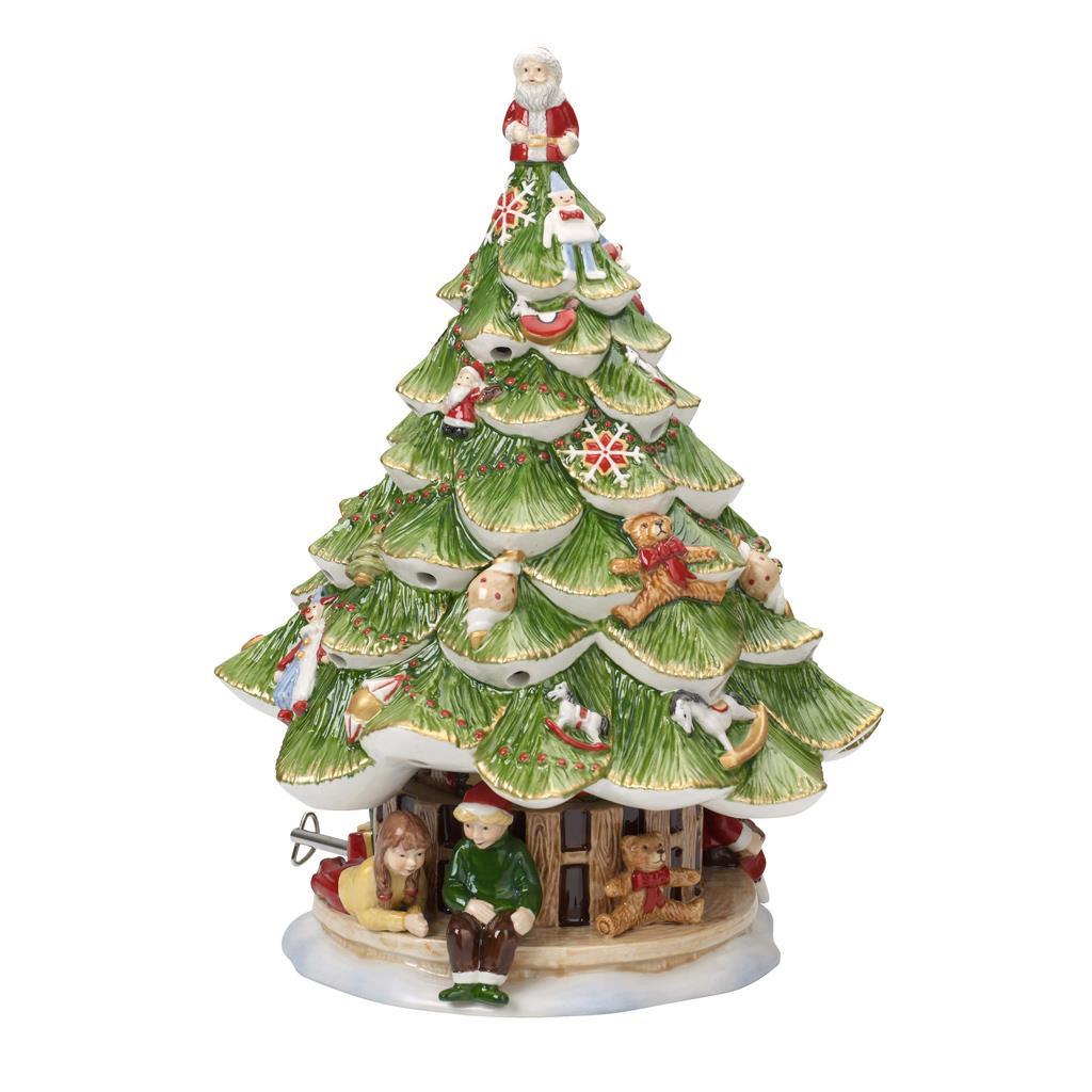 DEKOFIGUR TANNENBAUM MIT KINDERN Christmas Toys Memory bunt - Multicolor, Keramik (22/30.5/22.5cm) - Villeroy & Boch