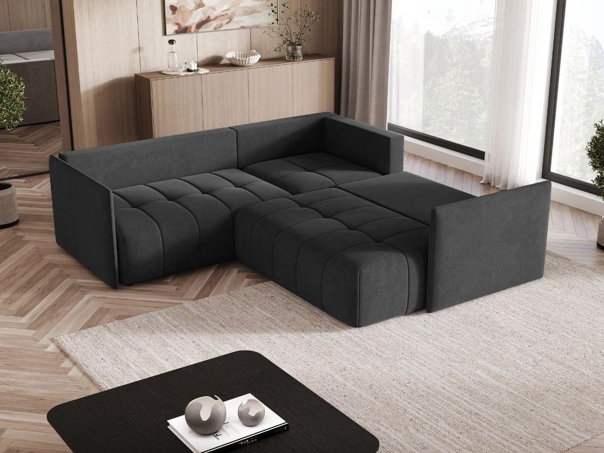 ECKSOFA Ardi Anthrazit - Anthrazit, Holz/Textil (240/240cm) - Graingold