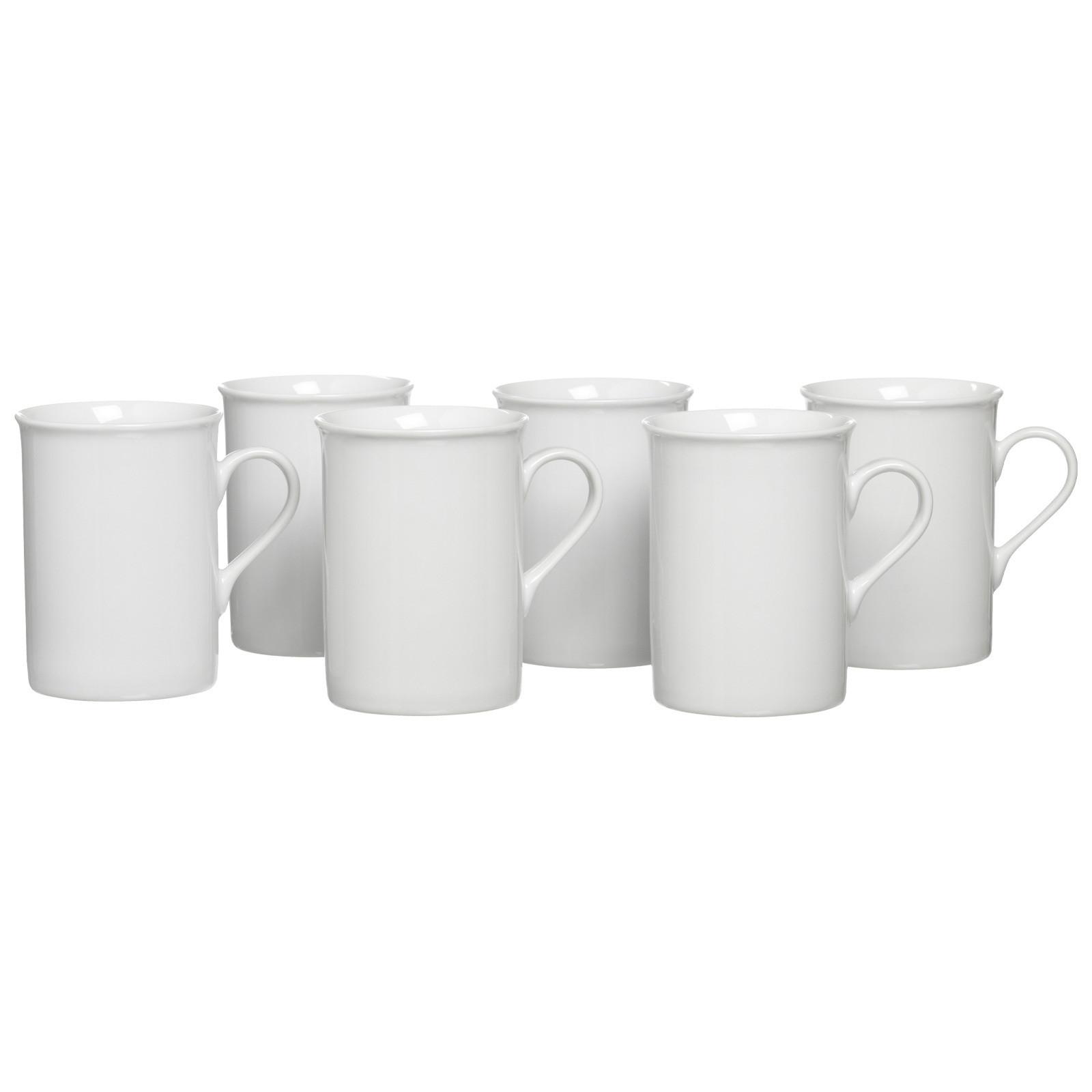KAFFEEBECHER Bianco weiß 300 ml 6er Set - Weiß, Keramik (0.3L) - Ritzenhoff Breker