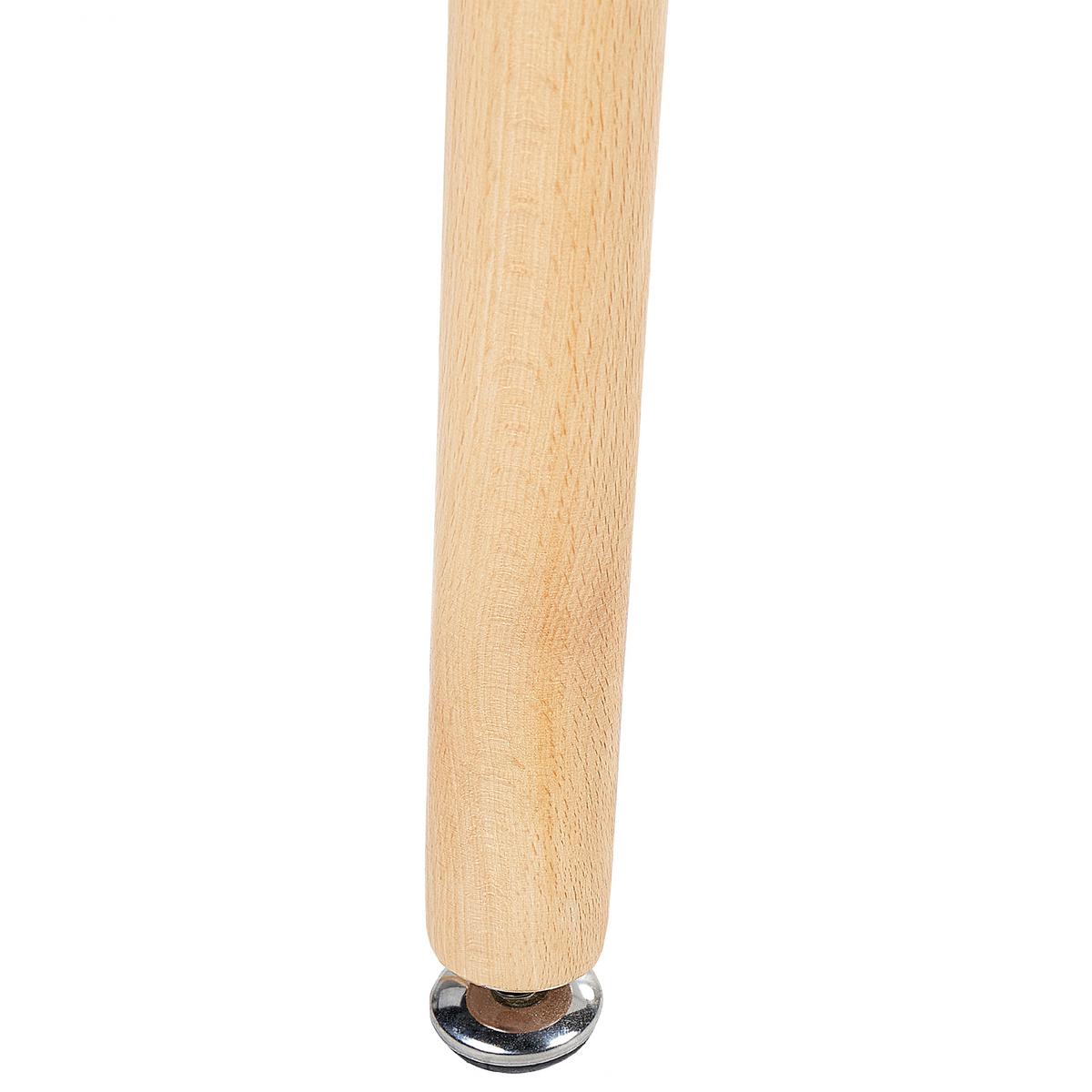 ESSTISCH 120/80/75 cm Weiß, Hellbraun Rechteckig Newberry - Weiß, Holzwerkstoff (120/80/75cm) - Beliani