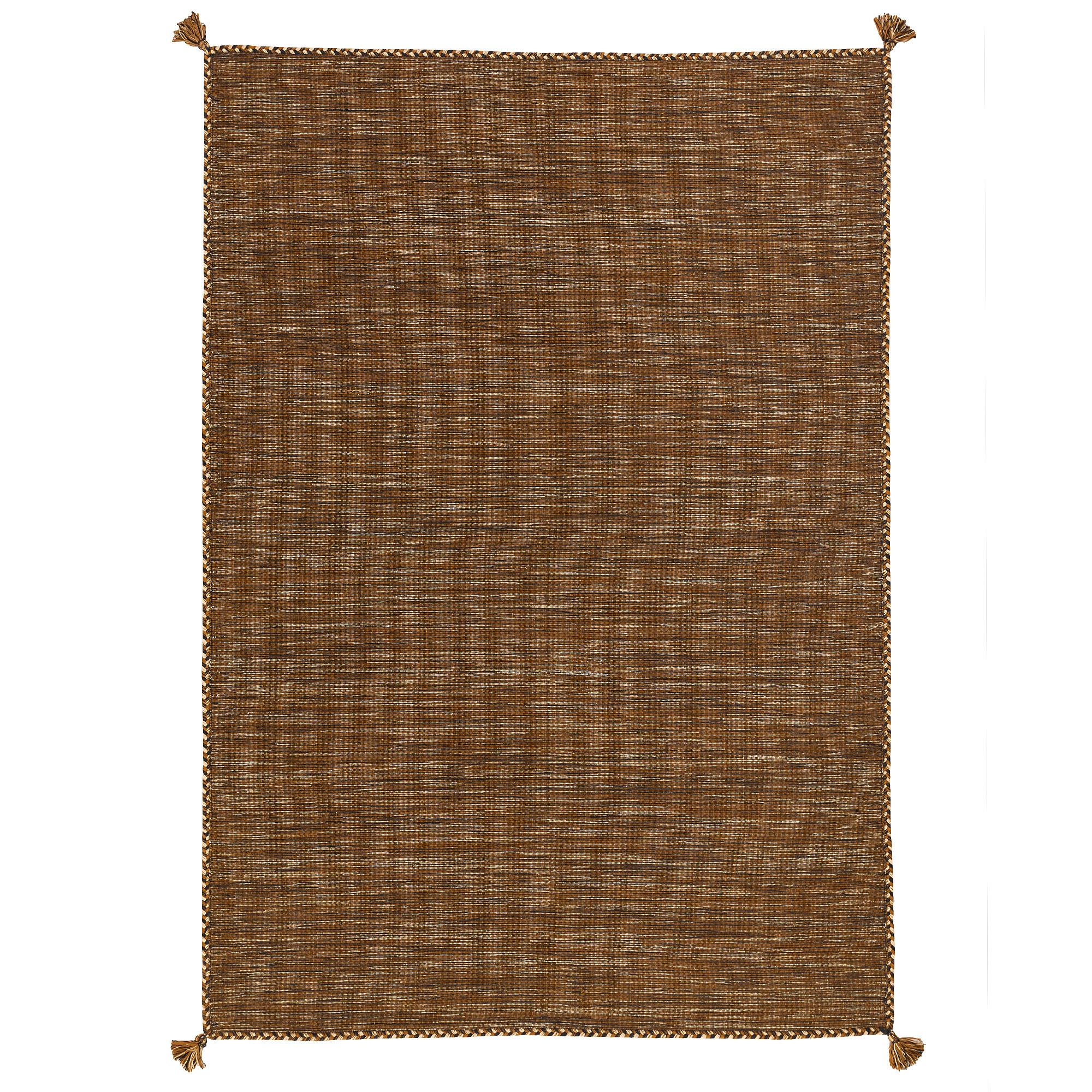 NATUR TEPPICH KELIM PRICO - Dunkelbraun, Textil (200/300cm) - Pergamon