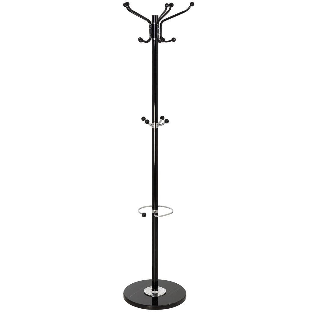 GARDEROBE aus metall 36x172cm - Schwarz, Metall (36/172/36cm) - Wanderlust