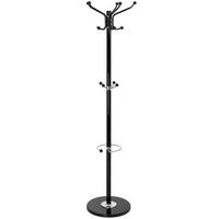 GARDEROBE aus metall 36x172cm - Schwarz, Metall (36/172/36cm) - Wanderlust