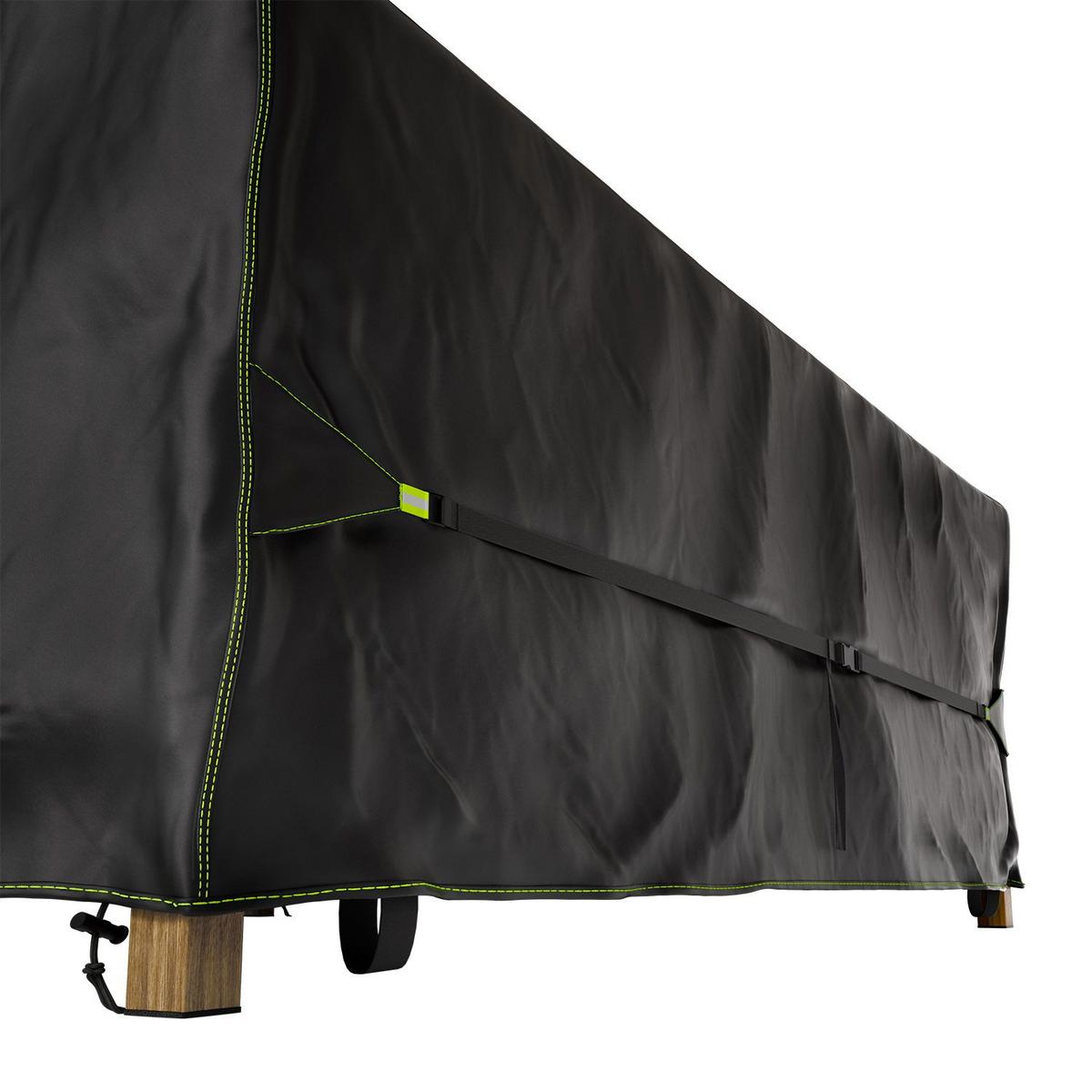 GARTENMÖBELABDECKUNG CoverSafe Pro schwarz - Schwarz, Kunststoff (250/100/300cm) - Juskys