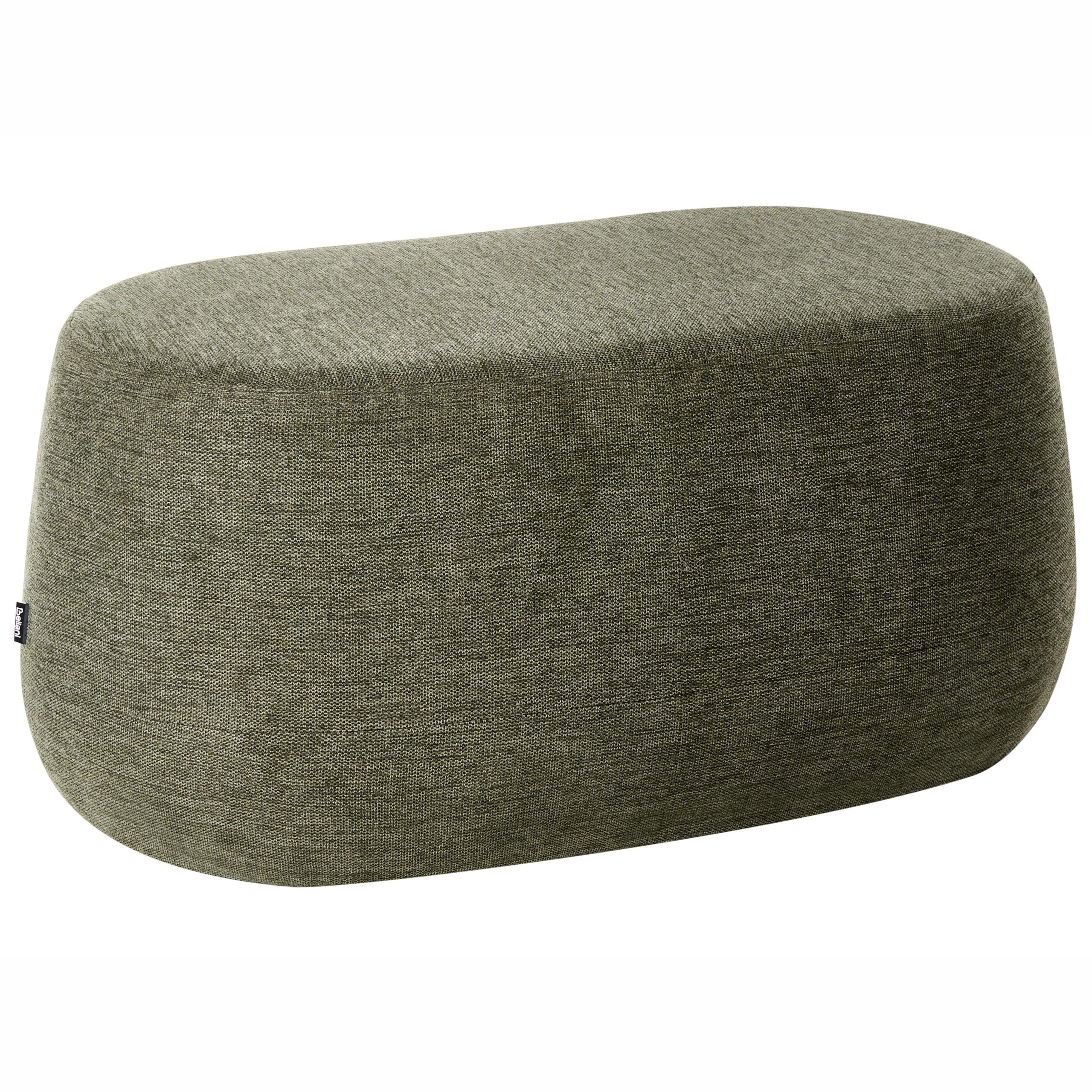 POLSTERBANK Dunkelgrün Ashton - Grün, Textil (100/44/60cm) - Beliani