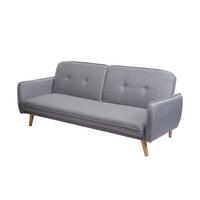 SCHLAFSOFA Grau - Grau, Textil (185/78/85cm) - MCW