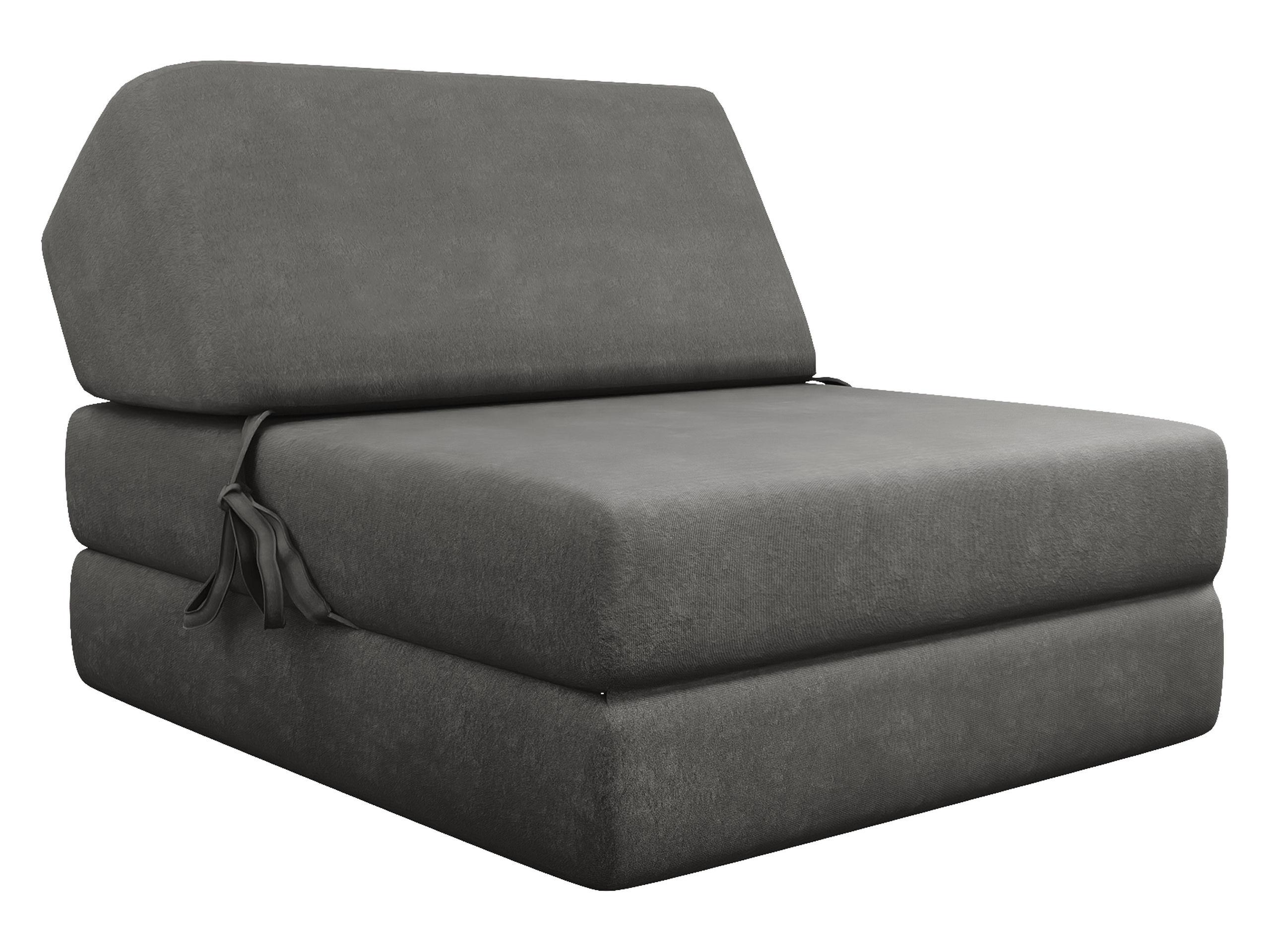 KLAPPSOFA Kevin - Grau, Textil (73/58/90cm) - MIRJAN24