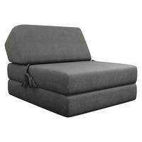 KLAPPSOFA Kevin - Grau, Textil (73/58/90cm) - MIRJAN24