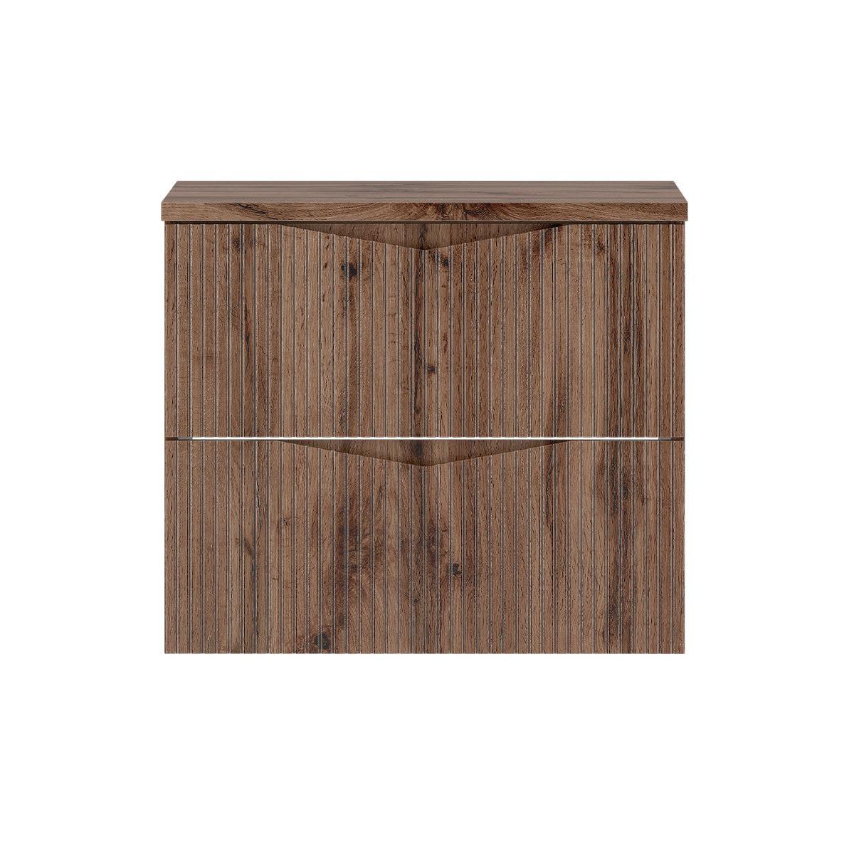 WASCHTISCHUNTERSCHRANK 60.6cm Tao Holz - Braun, Holzwerkstoff (60.6/52.2/46.5cm) - Petits-meubles