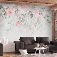 SELBSTKLEBENDE FOTOTAPETE 245/175 cm - Pink/Grün, Kunststoff/Textil (245/1cm) - KUNSTLOFT