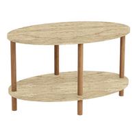 COUCHTISCH Højreby 70/44/43 cm - Beige/Naturfarben, Holz/Holzwerkstoff (70/44/43cm) - [en.casa]