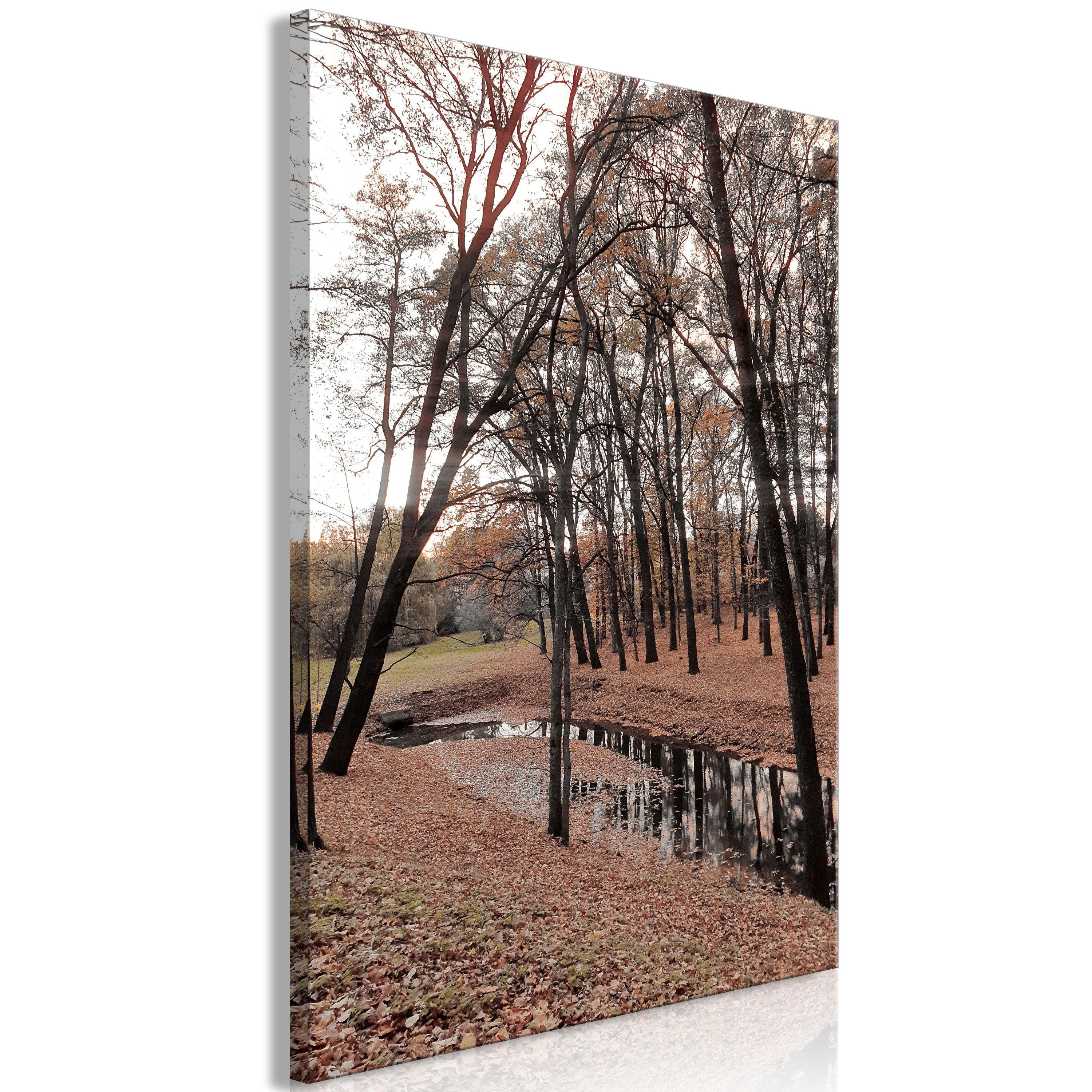 KUNSTDRUCK Braun 40/60 cm - Braun/Grau, Textil (40/60cm) - KUNSTLOFT