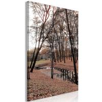 KUNSTDRUCK Braun 80/120 cm - Braun/Grau, Textil (80/120cm) - KUNSTLOFT