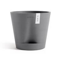 BLUMENTOPF Venice 20,1/17,7 cm Grau - Grau, Kunststoff (20.1/17.7cm) - Ecopots