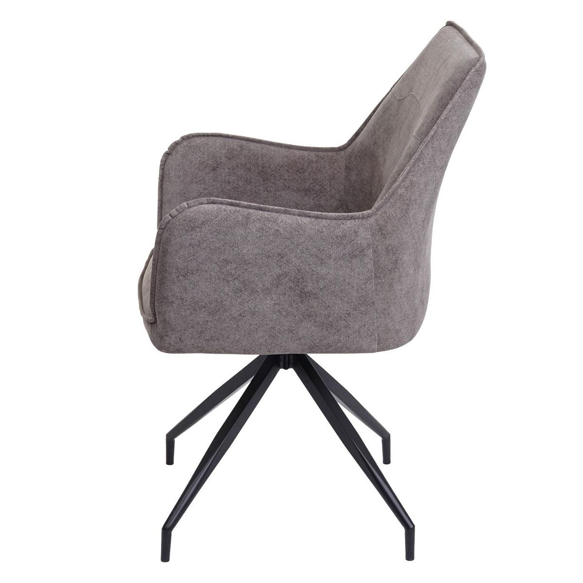 ESSZIMMERSTUHL Grau - Dunkelgrau/Grau, Textil (59/91/60cm) - MCW