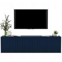 TV-SCHRANK Elpis Marineblau Matt Glamour 150 cm - Blau, Holzwerkstoff (150/37.5/36.5cm) - Meble Lindner