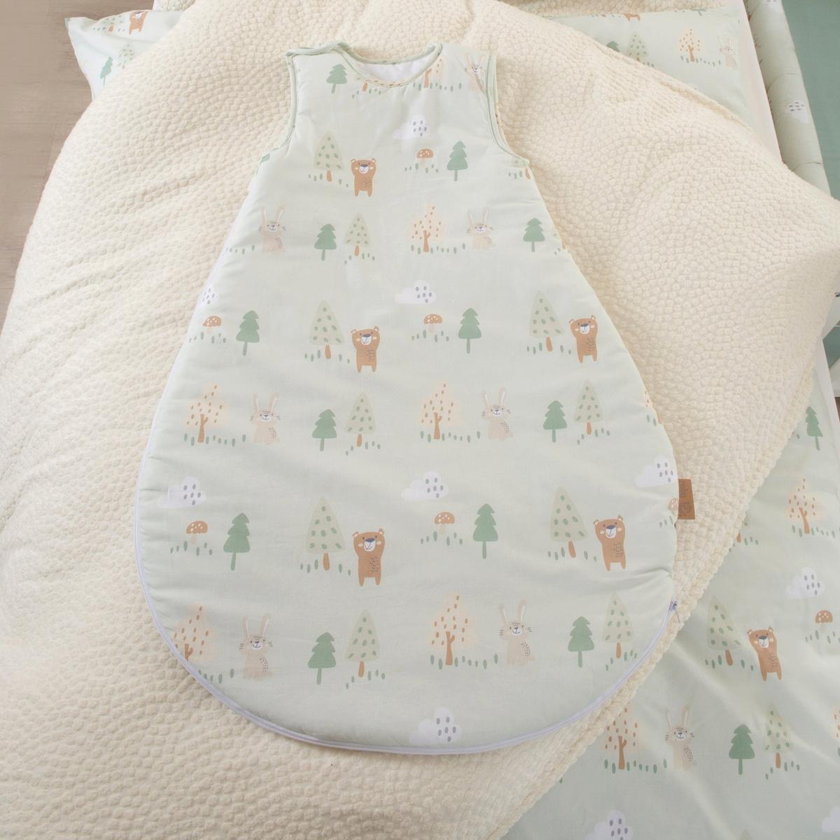 SCHLAFSACK - Woodland Buddies - Länge 90 cm - Grün, Textil (54/90cm) - Roba