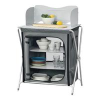 CAMPINGSCHRANK Tullinge - Grau, Textil/Metall (52/70/109.5cm) - [en.casa]