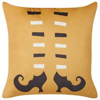 DEKOKISSEN Orange 45/45 cm Covasna - Orange, Textil (45/45cm) - Beliani