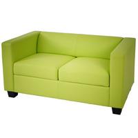2-SITZER-SOFA Hellgrün - Hellgrün, Textil (137/70/75cm) - MCW