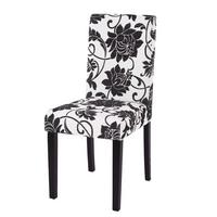 ESSZIMMERSTUHL Weiß, Schwarz - Schwarz/Weiß, Textil (43/90/56cm) - MCW
