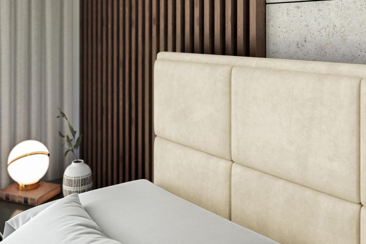 BOXBETT NOVA-Z - 200 x 200 - H4 - Beige - Beige, Holzwerkstoff (200/200cm) - ALTDECOR