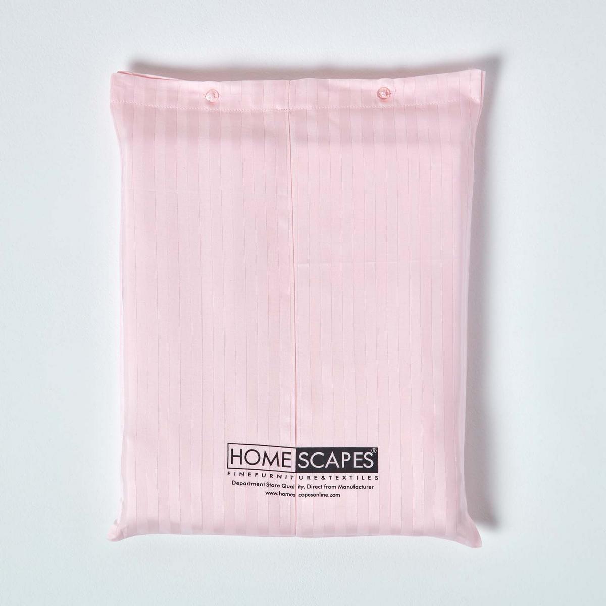 BETTWÄSCHE Damast Fadendichte 330 - Rosa, Textil (260/220cm) - Homescapes