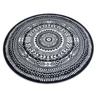 TEPPICH Fun 100 cm - Schwarz, Textil (100/100cm) - rugsX