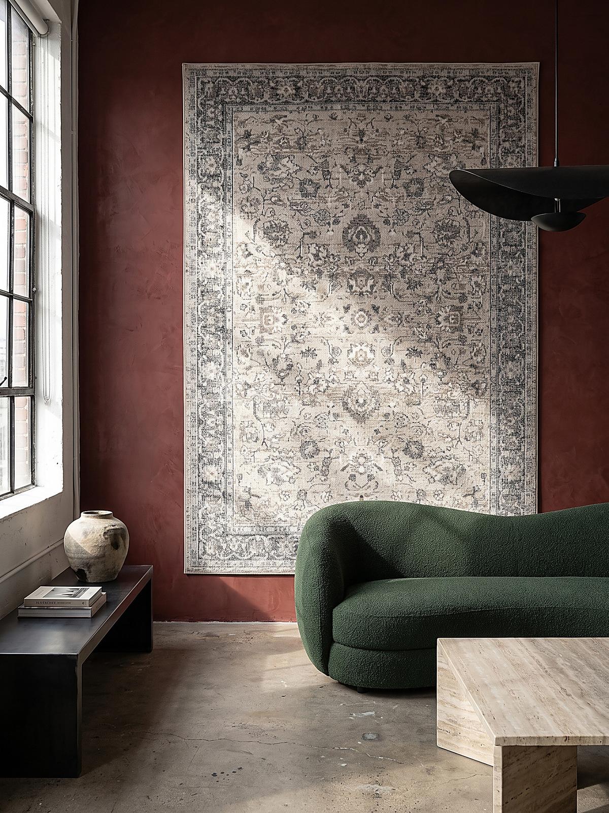 TEPPICH Outdoor Orientalisch LIMMAT Polypropylen Beige 80 x 300 cm - Beige, Textil (80/300cm) - KADIMA DESIGN