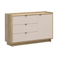 KOMMODE Donna Kaschmir - Beige, Holzwerkstoff (134/86/42cm) - Petits-meubles