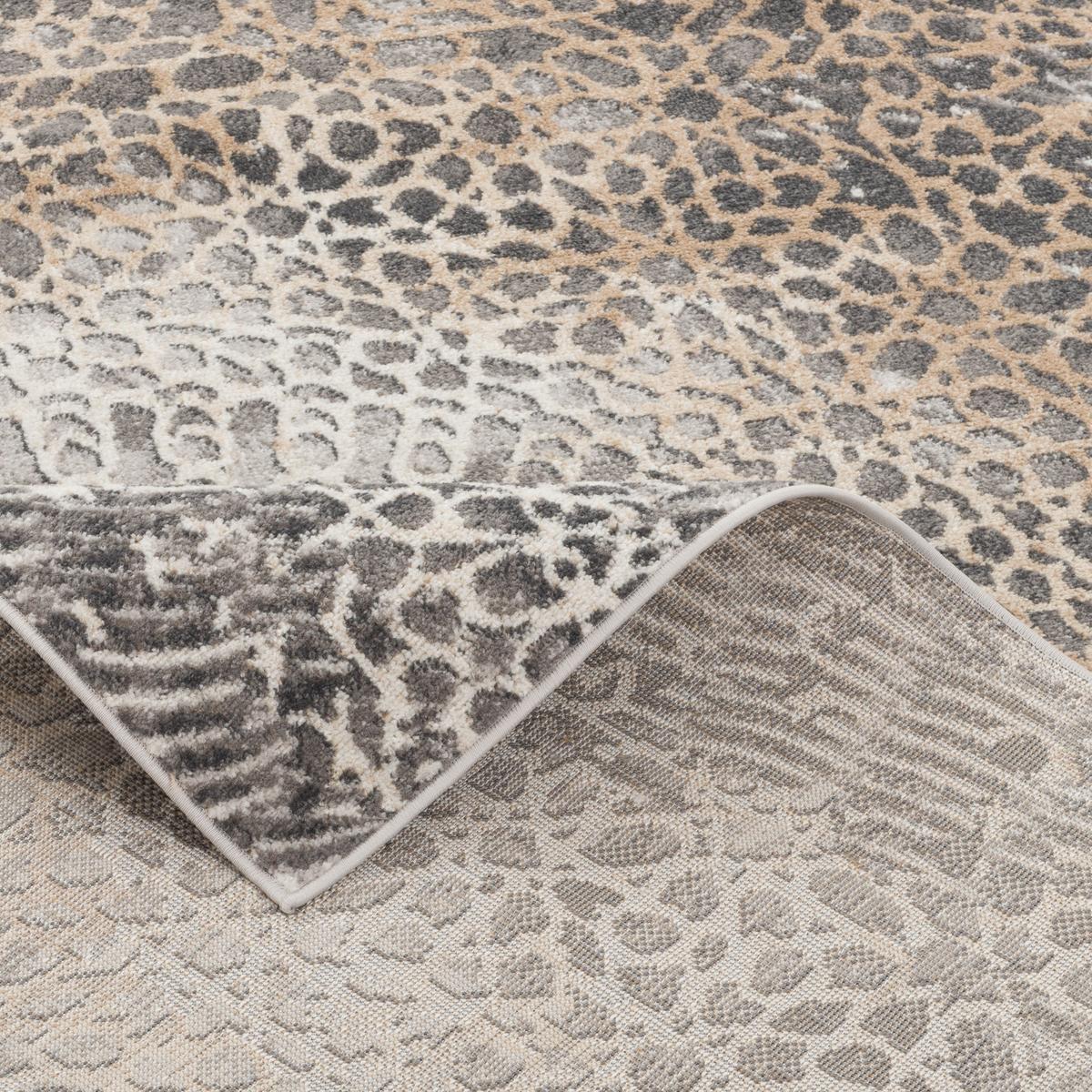 DESIGNER TEPPICH MODERNE ORIENT VINTAGE KLASSIK - Taupe, Textil (80/150cm) - Pergamon
