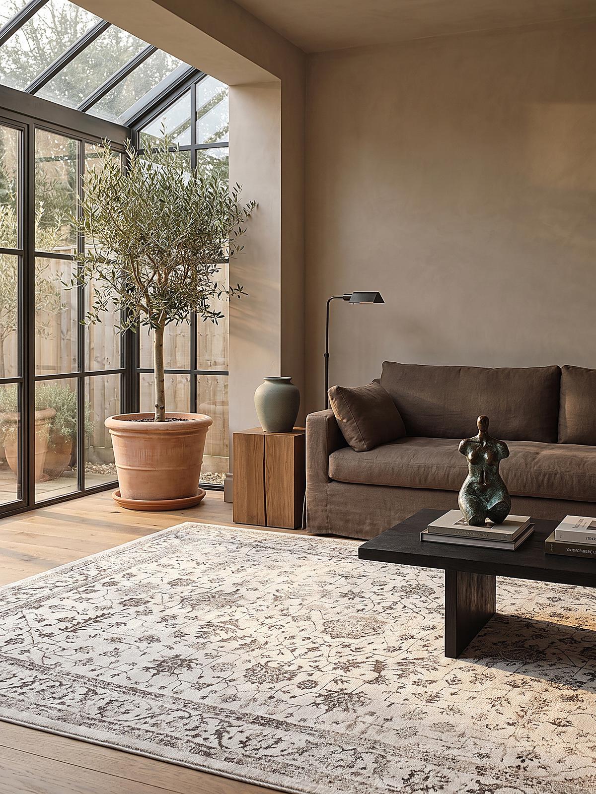 KURZFLORTEPPICH Orientalisch KAVALA Polyester Creme 200 x 290 cm - Beige, Textil (200/290cm) - KADIMA DESIGN