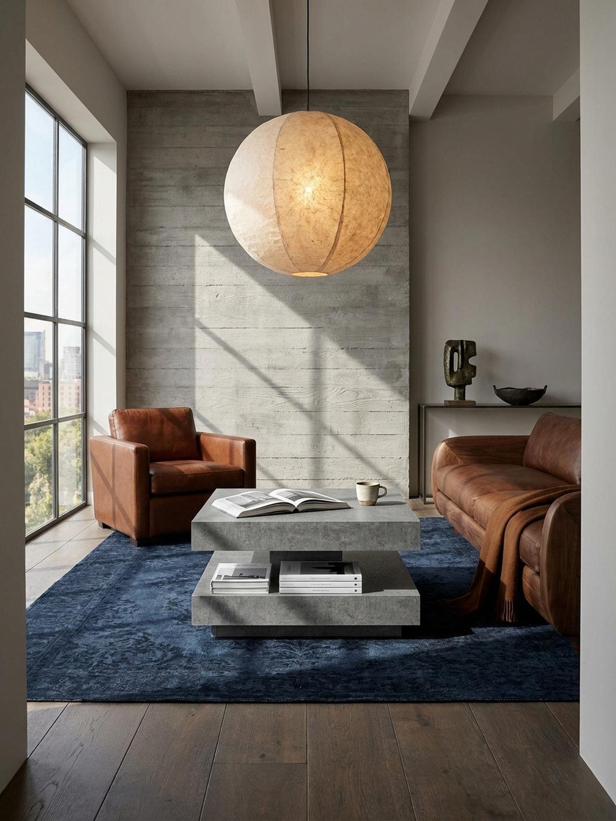COUCHTISCH in Stein-Optik mit Stauraum, Modernes Design, Quadratisch, Grau 60x60x34 cm - Grau, Holzwerkstoff (60/60/34cm) - KADIMA DESIGN