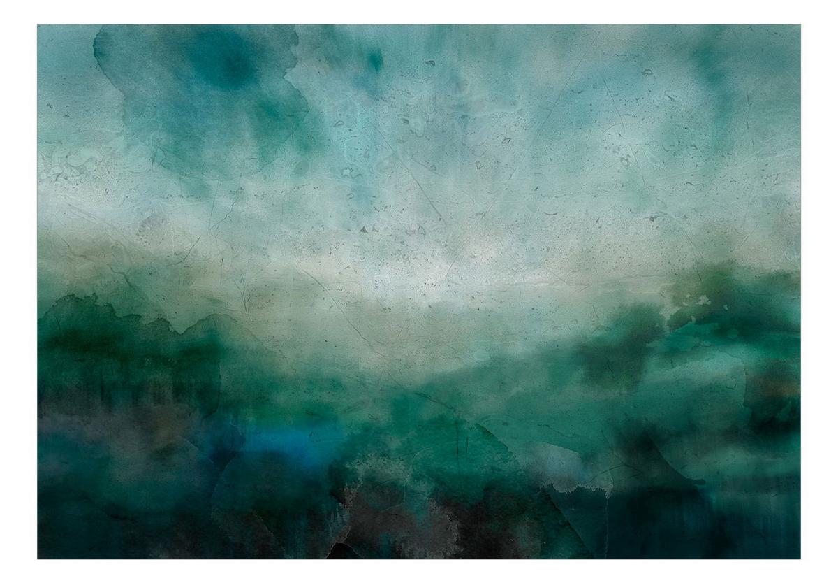 SELBSTKLEBENDE FOTOTAPETE 294/210 cm - Blau/Grün, Kunststoff/Textil (294/1cm) - KUNSTLOFT