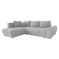 ECKSOFA Forest, Seite: Links - Silberfarben/Schwarz, Holz/Kunststoff (290/183cm) - MIRJAN24
