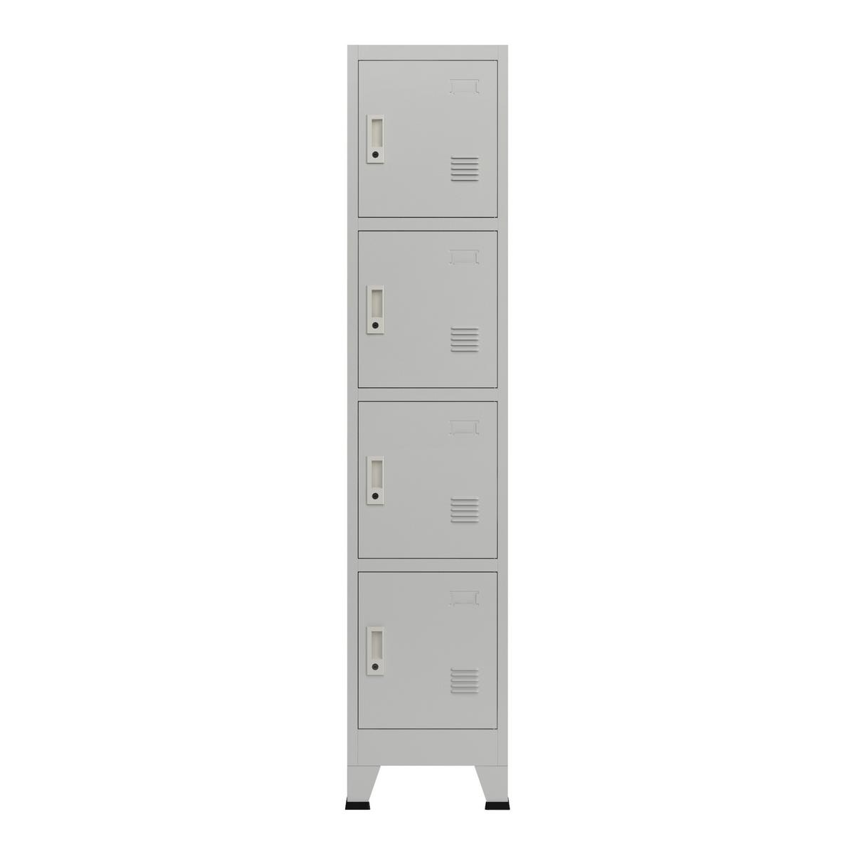 SPIND Joroinen - Grau, Metall (38/180/45cm) - [en.casa]