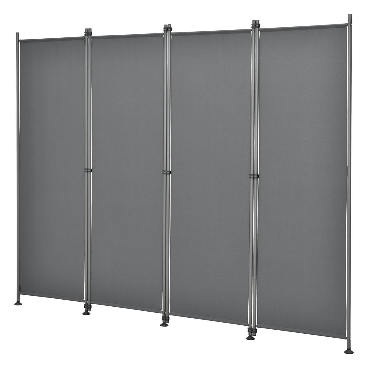 SICHTSCHUTZ Modica - Grau, Textil/Metall (215/170cm) - pro.tec
