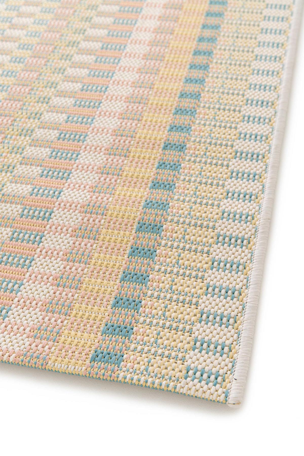 OUTDOORTEPPICH In Pastelltönen Manila 80/150 cm - Pastellblau/Pastellgrün, Textil (80/150cm) - Atticgo