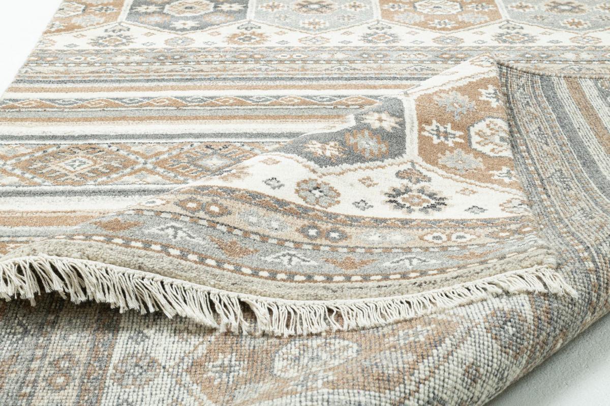 WOLLTEPPICH Imperial Schaal 70x140 cm - Naturfarben, Textil (70/140cm) - THEKO