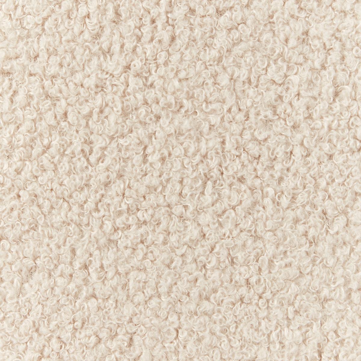 SESSEL Bouclé Dunkelbraun/Beige Esrum - Beige, Textil (62/79/80cm) - Beliani
