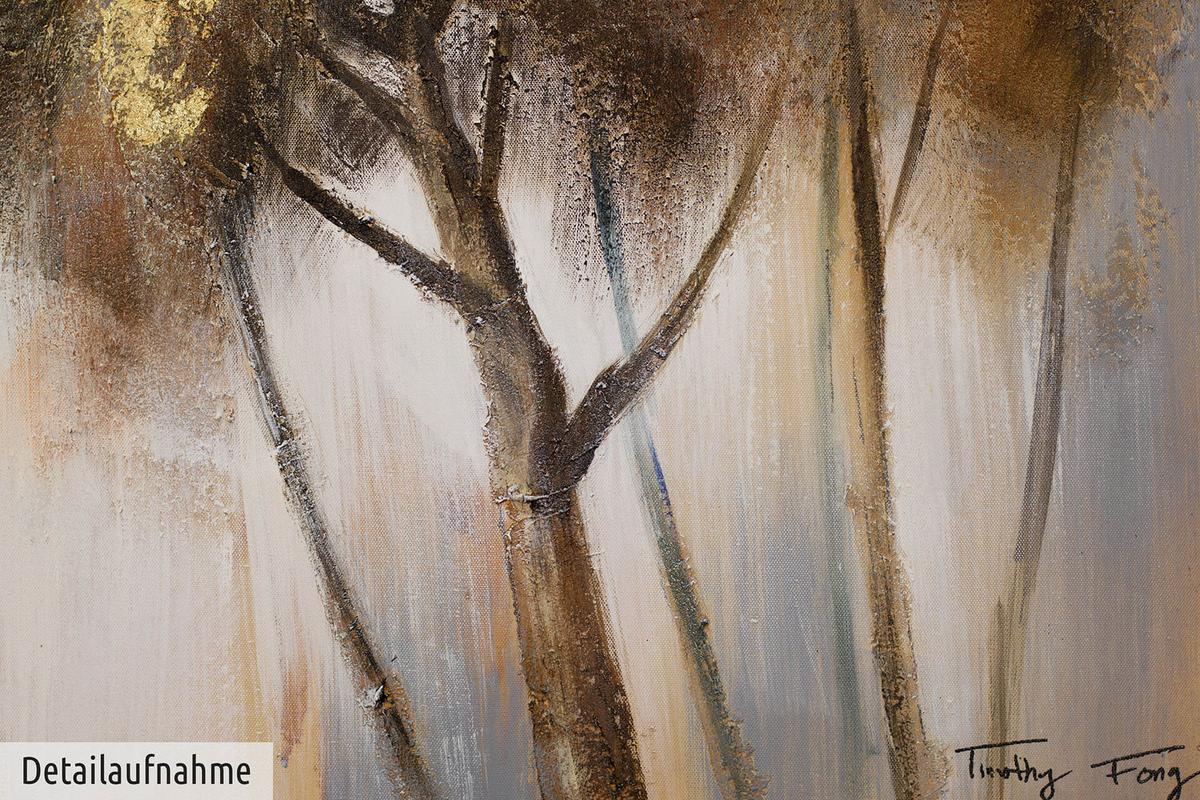 ÖLGEMÄLDE 100/75 cm - Beige/Braun, Holz/Textil (100/75cm) - KUNSTLOFT