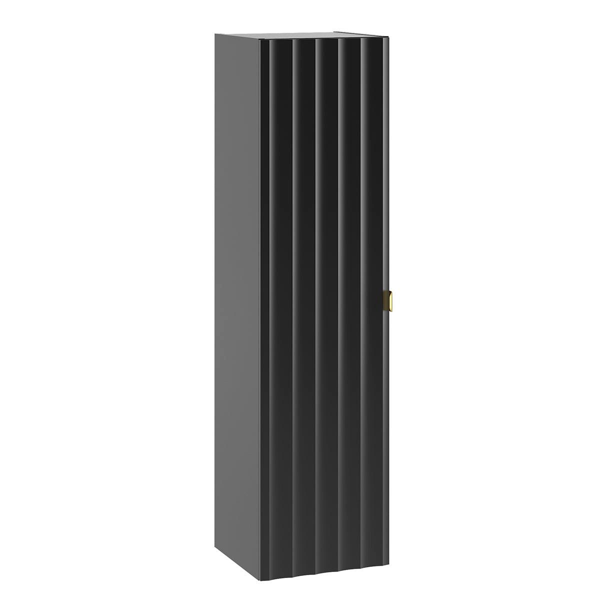 HÄNGESÄULE Lexa Schwarz - Schwarz, Holzwerkstoff (34.5/130/31.8cm) - Petits-meubles