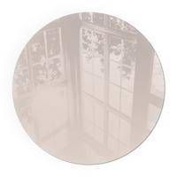 GLASPLATTE für Kamin Ø 100 cm - Beige, Glas (100/100/0.4cm) - TULUP