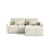 ECKSOFA Vittoria Cremeweiß - Weiß, Holz (240/165cm) - Petits-meubles