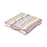 SITZKISSEN Osaka bunt gestreift 40/40/8 cm - Grün, Textil (40/40/8cm) - Homescapes