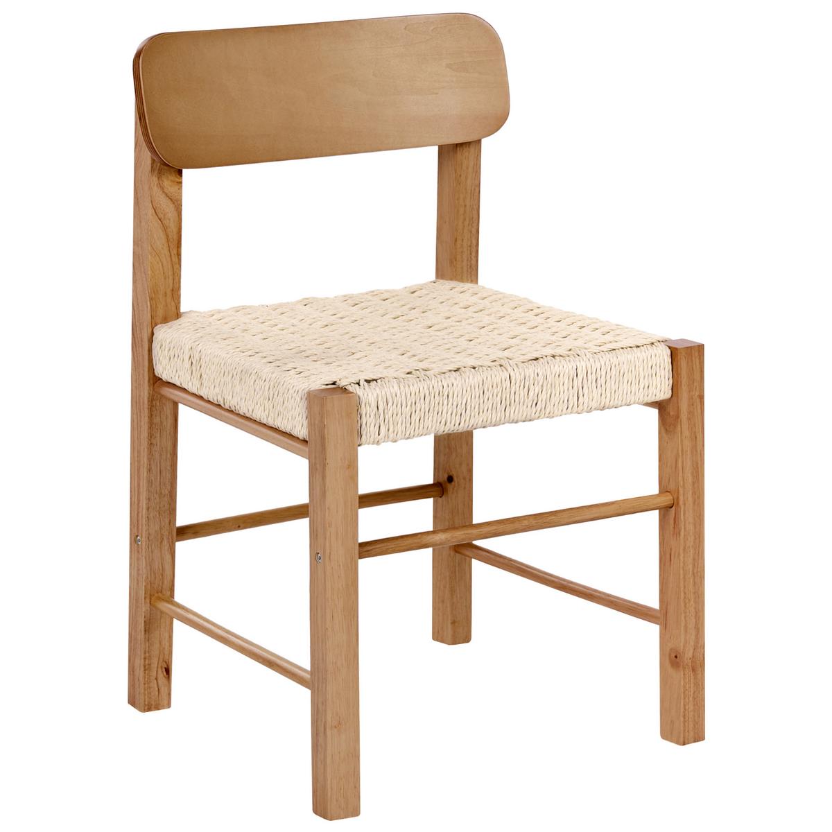 ESSZIMMERSTUHL 2er-Set Holz Braun Allos - Braun, Holz (45/76/47cm) - Beliani