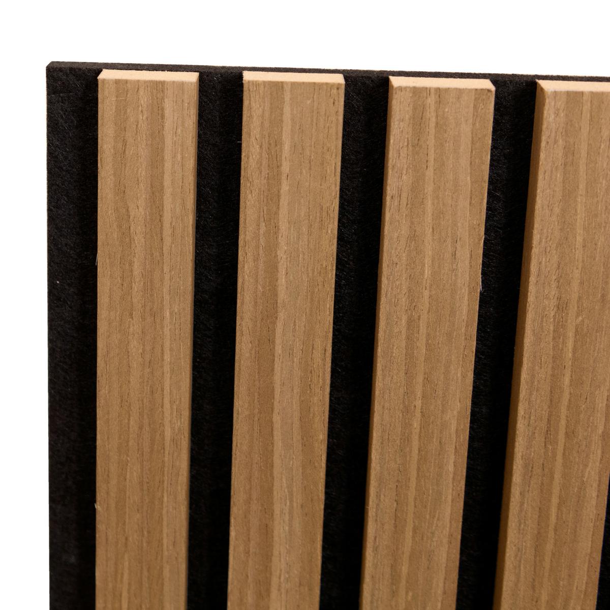 AKUSTIK WANDPANEEL-SET Vang 4-TLG. III. - Sonoma Eiche, Holzwerkstoff/Kunststoff (60/120/2.1cm) - NEU.HOLZ