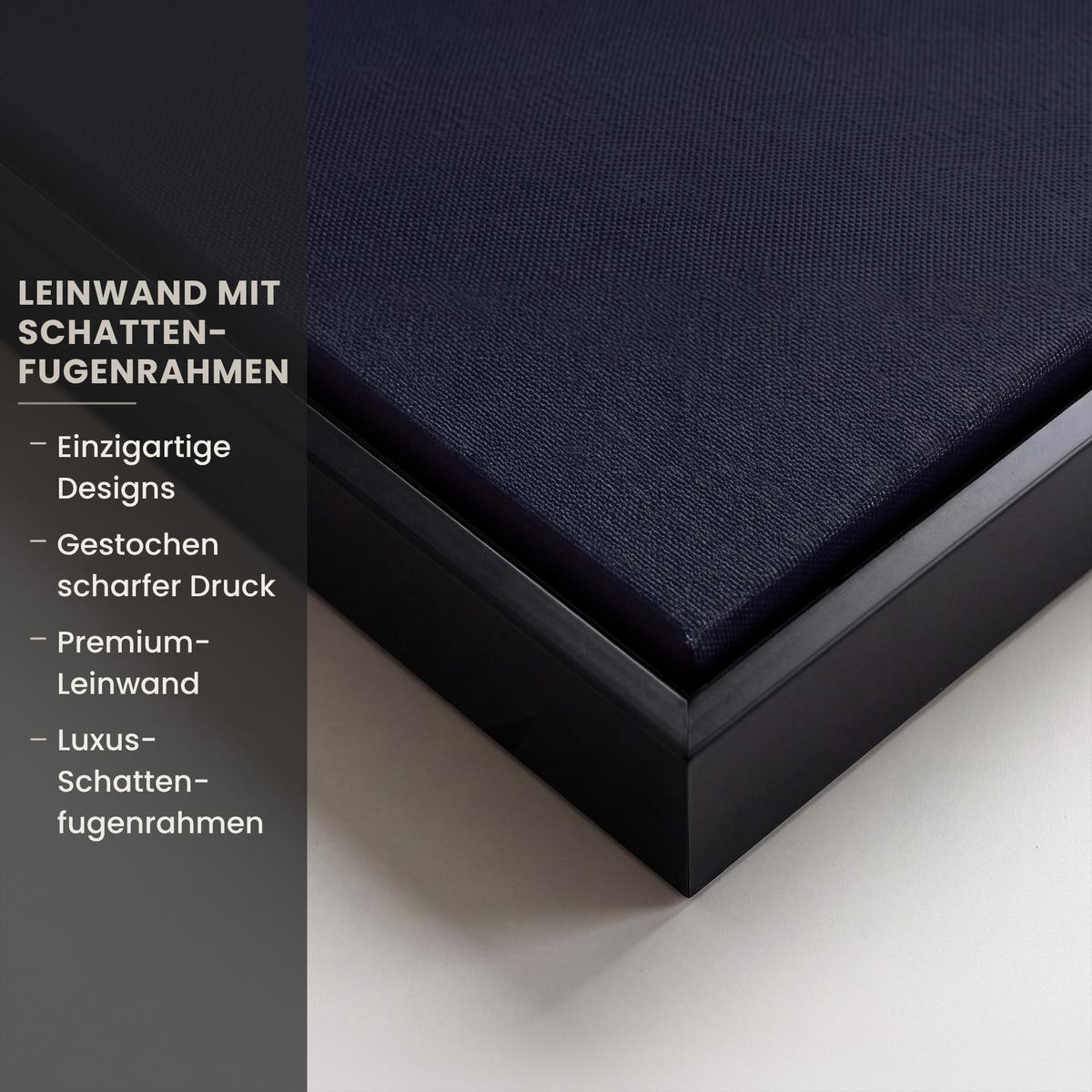 LEINWAND Bilder mit Rahmen - Weltkarte - Bunt - Graffiti - 150x100 - Multicolor, Textil (150/100cm) - MuchoWow