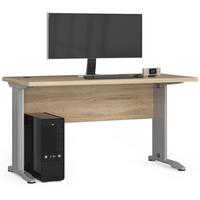 SCHREIBTISCH Eiche Sonoma 76/135/60 - Sonoma Eiche, Holzwerkstoff (160/70/76cm) - RAUMHIRSCH FURNITURE